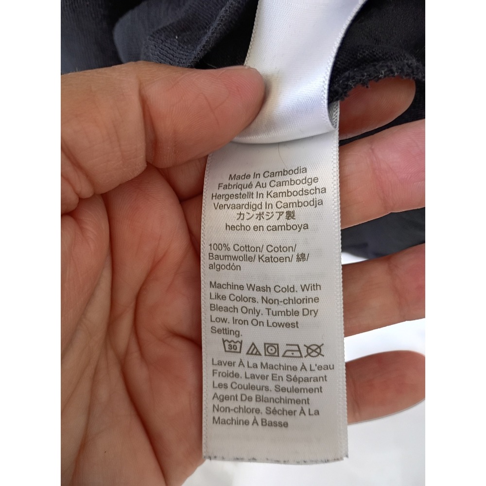 J.Crew‎ Black Cotton Racerback High-Low Tank Dress Womens M Sleeveless Casual - Picture 6 of 6